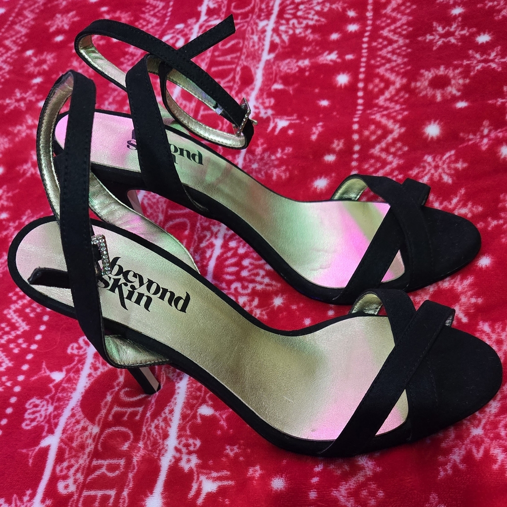 Black Strappy Heels